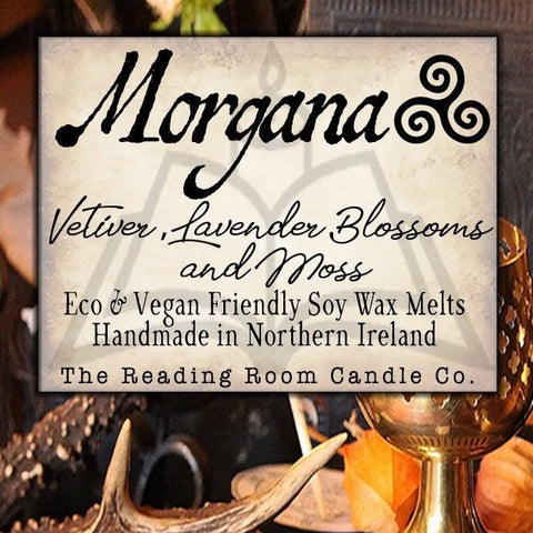 Morgana- Pure Soy Wax Melts-Vetiver, Lavender Blossoms and Moss