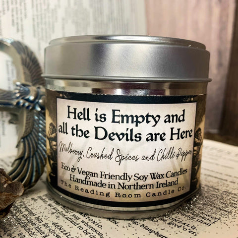 Shakespeare Candle Collection Act I- Macbeth, Richard III and The Tempest Inspired