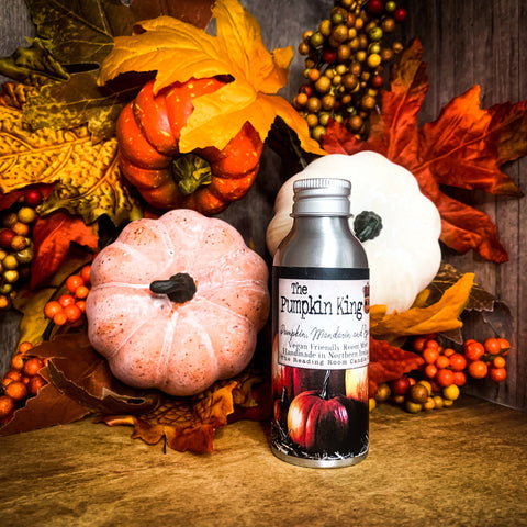 The Pumpkin King-Limited Edition-Halloween/Jack Inspired Vegan Friendly Room Spray-Pumpkin, Mandarin & Spice-100ml